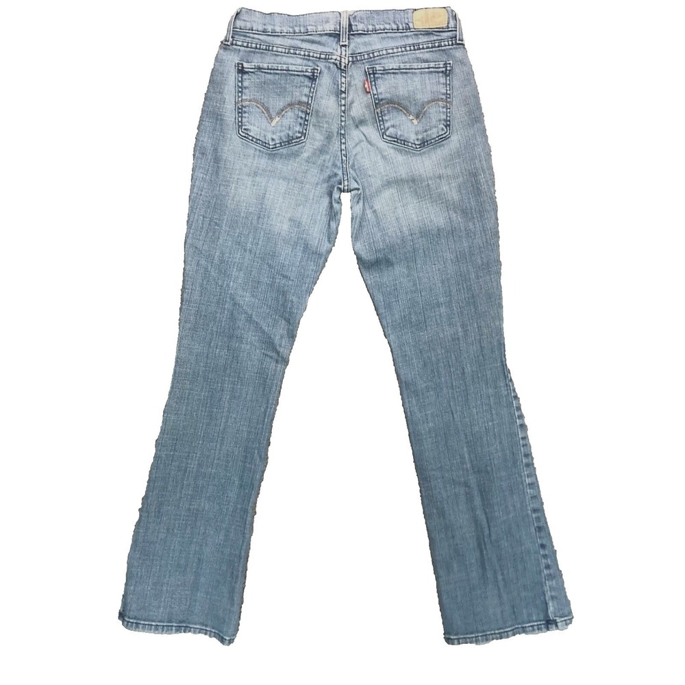 Vtg Levis 515 Bootcut Flare Stretch Denim Pants Jeans Womens 6 30 Tall 30x32 Y2k